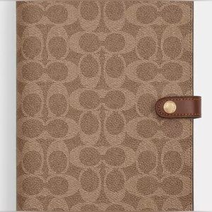 Coach Notebook In Signature Canvas